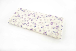 tissu coton fleurs violet - Coupons de tissus - 10doigts.fr