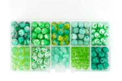 Cameo Bead Box - 200 Beads - 2 - Acrylic Beads - 10doigts.com - Acrylic Beads - 10doigts.fr