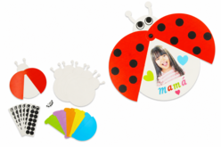 Juego de 6 tarjetas de mariquitas móviles - colores surtidos - Kits clés en main - 10doigts.fr - 2