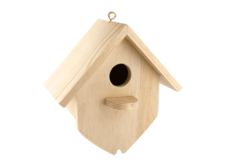 Wooden birdhouse to hang 15 cm - Wooden Birdhouses and Feeders – 10doigts.fr