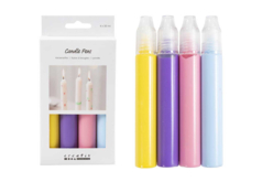 Wax Pens - 4 Bright Colors - Candle Decorations – 10doigts.fr