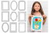Black and White Cardboard Frames - 10 Assorted Designs - 1 - Cardboard Frames - 10doigts.com - Cardboard Frames – 10doigts.fr
