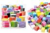 Bayadère Cube Beads - Approximately 130 beads - 3 - Acrylic Beads - 10doigts.com - Acrylic Beads – 10doigts.fr