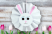 Tierno conejo de Pascua de papel - Actividades manuales DIY Pascua – 10doigts.fr
