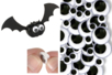Black Adhesive Wiggle Eyes - 40 Pieces - 10 - Googly Eyes - 10doigts.com - Googly Eyes – 10doigts.fr