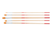 5 oil and acrylic brushes - Polyester - Brushes and brushes for acrylic painting – 10doigts.fr