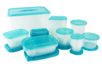 Maxi set of storage boxes - 50 pcs - 1 - Transparent Plastic - 10doigts.com - Transparent Plastic – 10doigts.fr