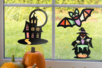 Halloween Decorations Kit, Stained Glass Effect - 6 Shapes - 1 - Halloween Craft Kits - 10doigts.com - Halloween Craft Kits – 10doigts.fr