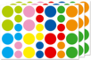 Round Foam Stickers - 102 pcs - 0 - Assorted Shapes Stickers - 10doigts.com - Assorted Shapes Stickers – 10doigts.fr