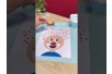 Cotton Swab Painting - Clown - 2 - Carnival, Mardi Gras Crafts - 10doigts.com - Carnival, Mardi Gras Crafts – 10doigts.fr