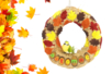 Autumn Color Wreath - 0 - Autumn Crafts - 10doigts.com - Autumn Crafts – 10doigts.fr