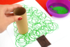actividad infantil Árbol de Navidad Pintura con rodillo - Actividades manuales de Navidad – 10doigts.fr
