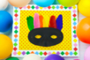 Carnival Mask Canvas - 2 - Carnival, Mardi Gras Crafts - 10doigts.com - Carnival, Mardi Gras Crafts – 10doigts.fr