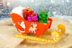 The Pretty Wooden Santa's Sleigh - 1 - Christmas Craft Activities - 10doigts.com - Christmas Craft Activities – 10doigts.fr