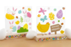 Easter Scene with Stickers - 1 - DIY Easter Crafts - 10doigts.com - DIY Easter Crafts – 10doigts.fr