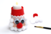 Illuminated Santa Claus with a Paper Cup - 2 - Christmas Crafts - 10doigts.com - Christmas Crafts – 10doigts.fr