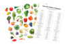 Stickers "I Learn Fruits and Vegetables" - 60 pcs - 3 - Flower, Fruit, and Vegetable Stickers - 10doigts.com - Flower, Fruit, and Vegetable Stickers – 10doigts.fr