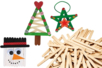 Wooden Craft Sticks - 16 - Wooden Accessories - 10doigts.com - Wooden Accessories – 10doigts.fr
