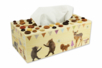 Caja de pañuelos animales del bosque - Cajas de madera – 10doigts.fr