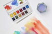 Caja de acuarelas Cotman, 12 pastillas, Winsor & Newton - Colores acuarela – 10doigts.fr