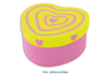 caja corazón madera rosa y amarilla - Cajas de madera – 10doigts.fr