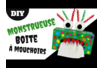 Caja de pañuelos Monstruo divertido - Actividades manuales Halloween – 10doigts.fr