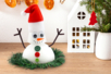 Gelato el muñeco de nieve divertido - Guirnaldas y colgantes de Navidad – 10doigts.fr