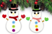 muñeco de nieve luminoso abeto - Kits creativos de Navidad para los niños – 10doigts.fr