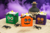 candelabro DIY halloween niños - Actividades manuales Halloween – 10doigts.fr