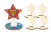 Wooden Star Candle Holders - 4 Pieces - 7 - Wood Candle Holders - 10doigts.com - Wood Candle Holders – 10doigts.fr