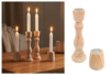 Bougeoirs en bois - Formes au choix - 1 - Wood Candle Holders - 10doigts.com - Wood Candle Holders – 10doigts.fr