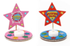 Wooden Star Candle Holders - 4 Pieces - 6 - Wood Candle Holders - 10doigts.com - Wood Candle Holders – 10doigts.fr
