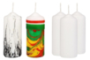 White Candles 10 cm - 12 pcs - 1 - Candle Waxes - 10doigts.com - Candle Waxes – 10doigts.fr