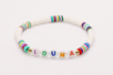 pulsera de cuentas heishi nombre niño verano - Actividades manuales para la creación de tus joyas – 10doigts.fr
