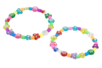 Fancy Beads "Diamonds" - 750 Beads - 2 - Transparent Colored Beads - 10doigts.com - Transparent Colored Beads – 10doigts.fr