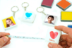 Keychains with Fingerprints + Photo - 2 - Father's Day Crafts - 10doigts.com - Father's Day Crafts – 10doigts.fr