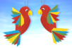Loros de papel - Papeles de colores – 10doigts.fr