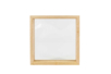 Marco cuadrado de doble cara de madera 16 x 16 x 2,8 cm - Marcos de fotos de madera – 10doigts.fr