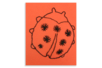 Tarjeta Mariquita para pinchar y bordar - Papeles de colores – 10doigts.fr