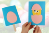 Tarjeta pollito pop up Pascua - Actividades manuales DIY Pascua – 10doigts.fr