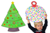Giant Christmas Shapes to Decorate - 6 Pieces - 2 - Christmas Creative Kits for Children - 10doigts.com - Christmas Creative Kits for Children – 10doigts.fr