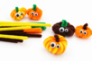 Calabazas de otoño para Halloween con orugas - Manualidades para Halloween – 10doigts.fr