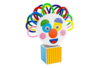 payaso actividad niños DIY - Actividades manuales Carnaval, Martes de Carnaval – 10doigts.fr