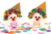 Clown with Tissue Paper - 2 - Carnival, Mardi Gras Crafts - 10doigts.com - Carnival, Mardi Gras Crafts – 10doigts.fr