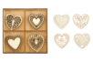 Corazones de abedul - Deco en madera cruda – 10doigts.fr