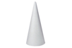 Cono de poliestireno 25 cm x Ø 10 cm - Figuras de poliestireno para decorar – 10doigts.fr