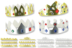 Coronas metalizadas - Coronas y Sombreros para Carnaval: Manualidades para Niños – 10doigts.fr