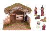Nativity Scene + 7 Figurines - 2 - Christmas Villages and Nativity Scenes to Create - 10doigts.com - Christmas Villages and Nativity Scenes to Create – 10doigts.fr