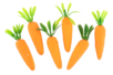 Deco zanahoria Pascua - Accesorios decorativos de Pascua – 10doigts.fr