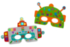 Robot Masks Kit - 6 Masks + Stickers - 2 - Creative Masks for Kids - 10doigts.com - Creative Masks for Kids – 10doigts.fr